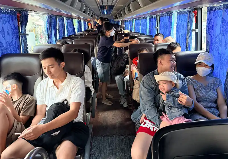 Từ Cát bà về Hà nội